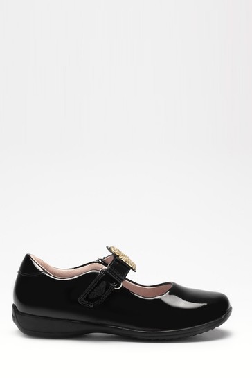 Lelli Kelly Black Patent Dog Shoes