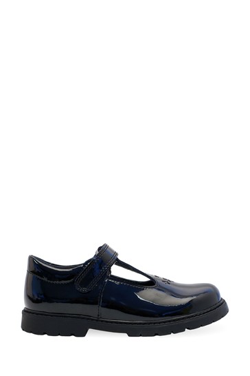 Start-Rite Liberty Black Patent Leather T-Bar Shoes