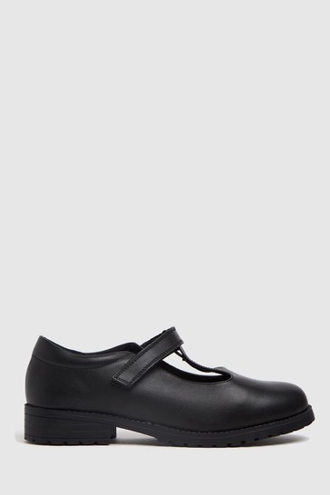 Schuh Black Lively T-Bar Shoes