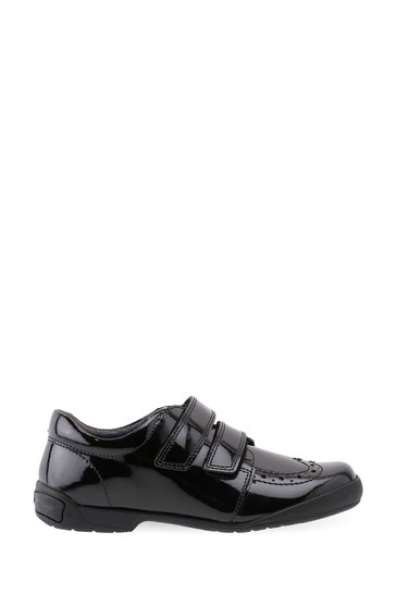 Start-Rite Flair Black Patent Leather Riptape Shoes