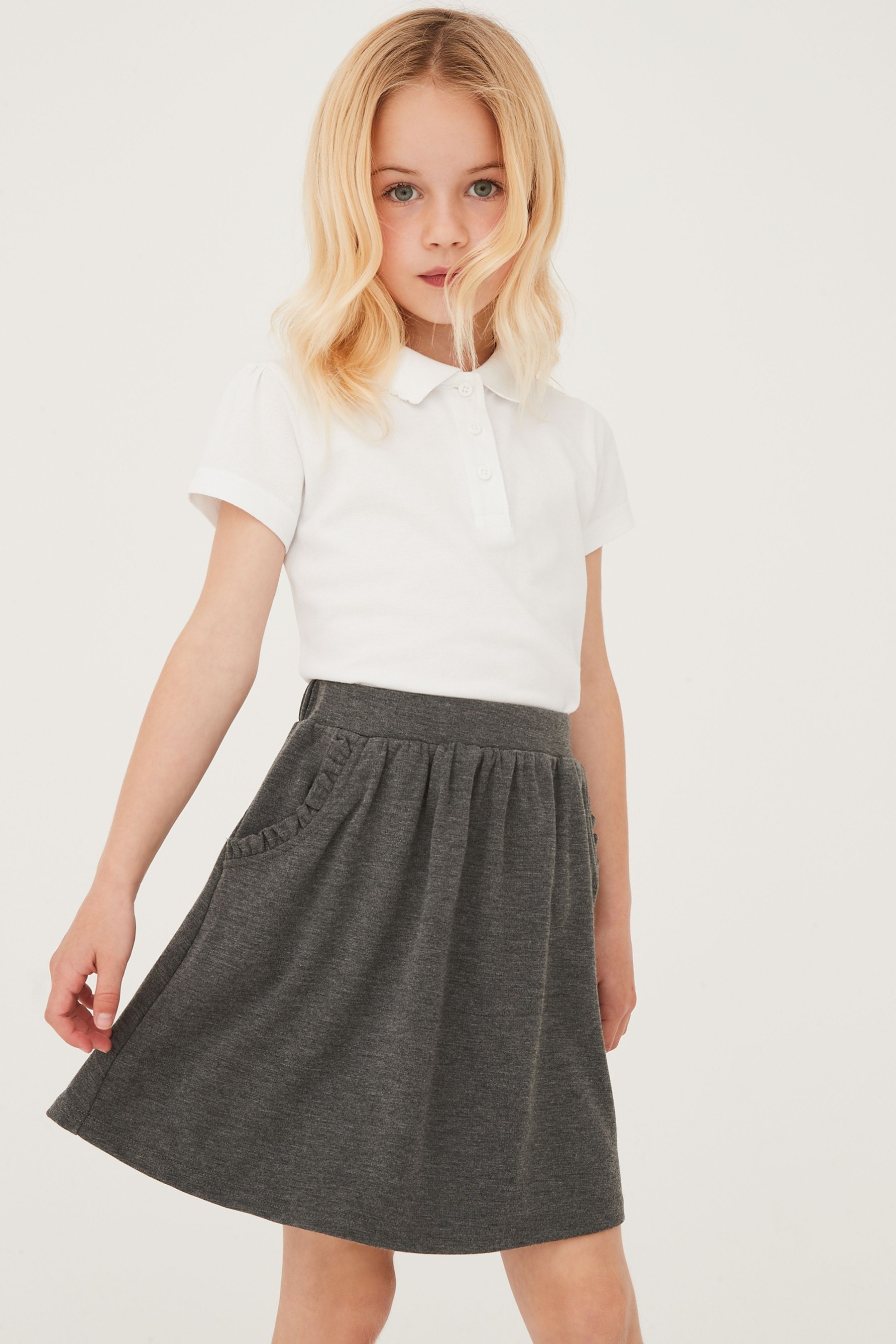 Frill Skater School Skirt (3-16yrs)