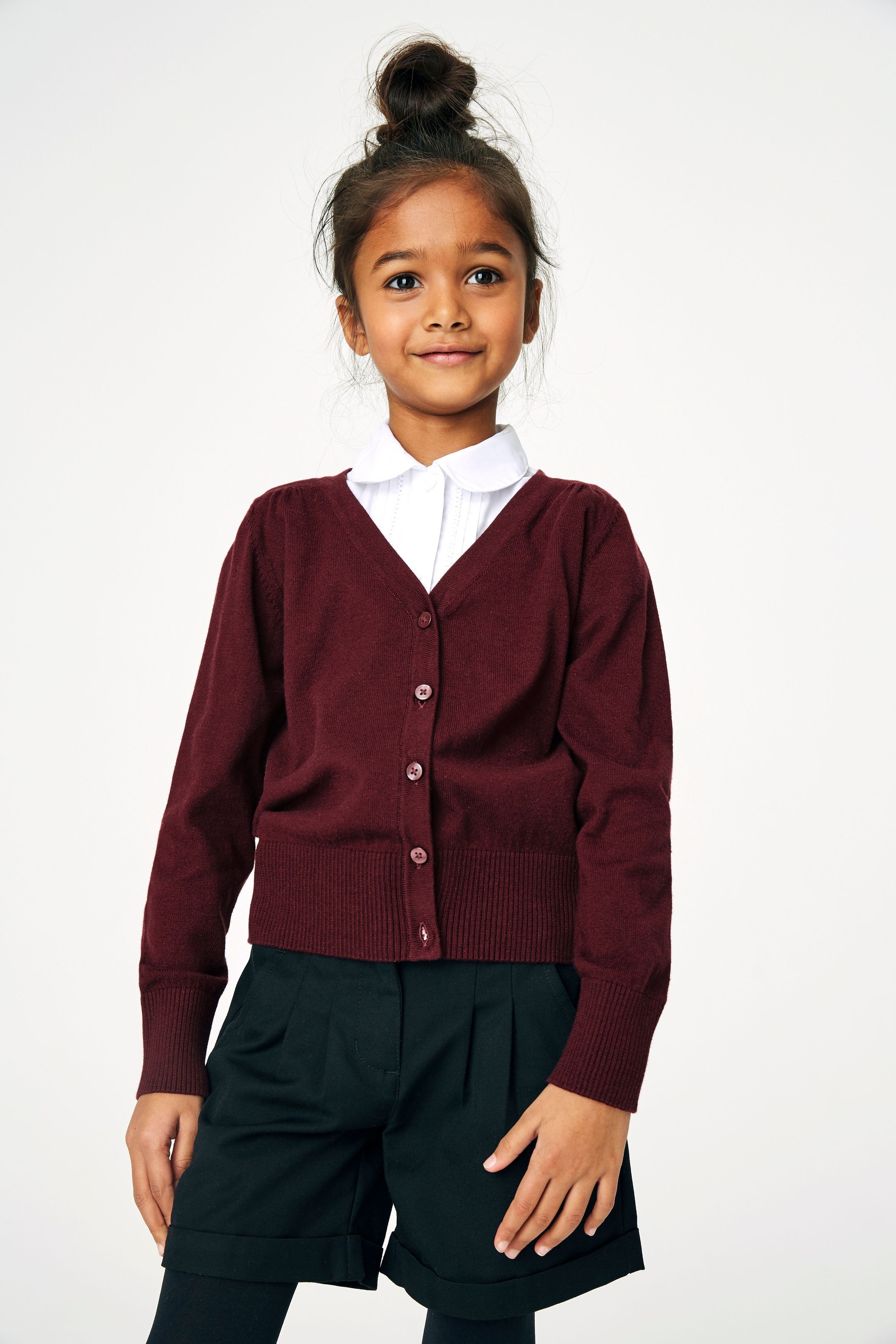 School V-Neck Cardigan (3-16yrs)