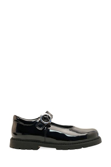 Start-Rite Destiny Black Patent Leather Riptape Shoes