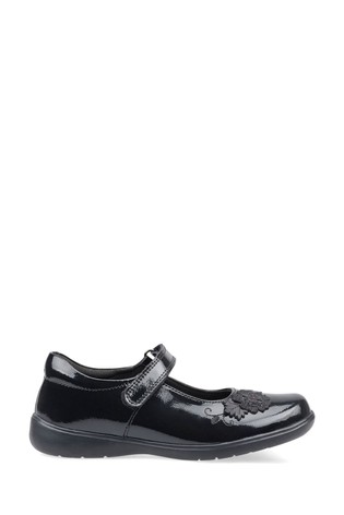 Start-Rite Wish Black Patent Leather School Shoes F Fit