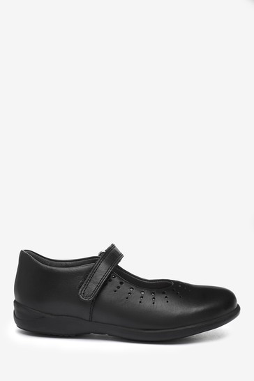 Start-Rite Black Leather Mary Jane Smart School Shoes