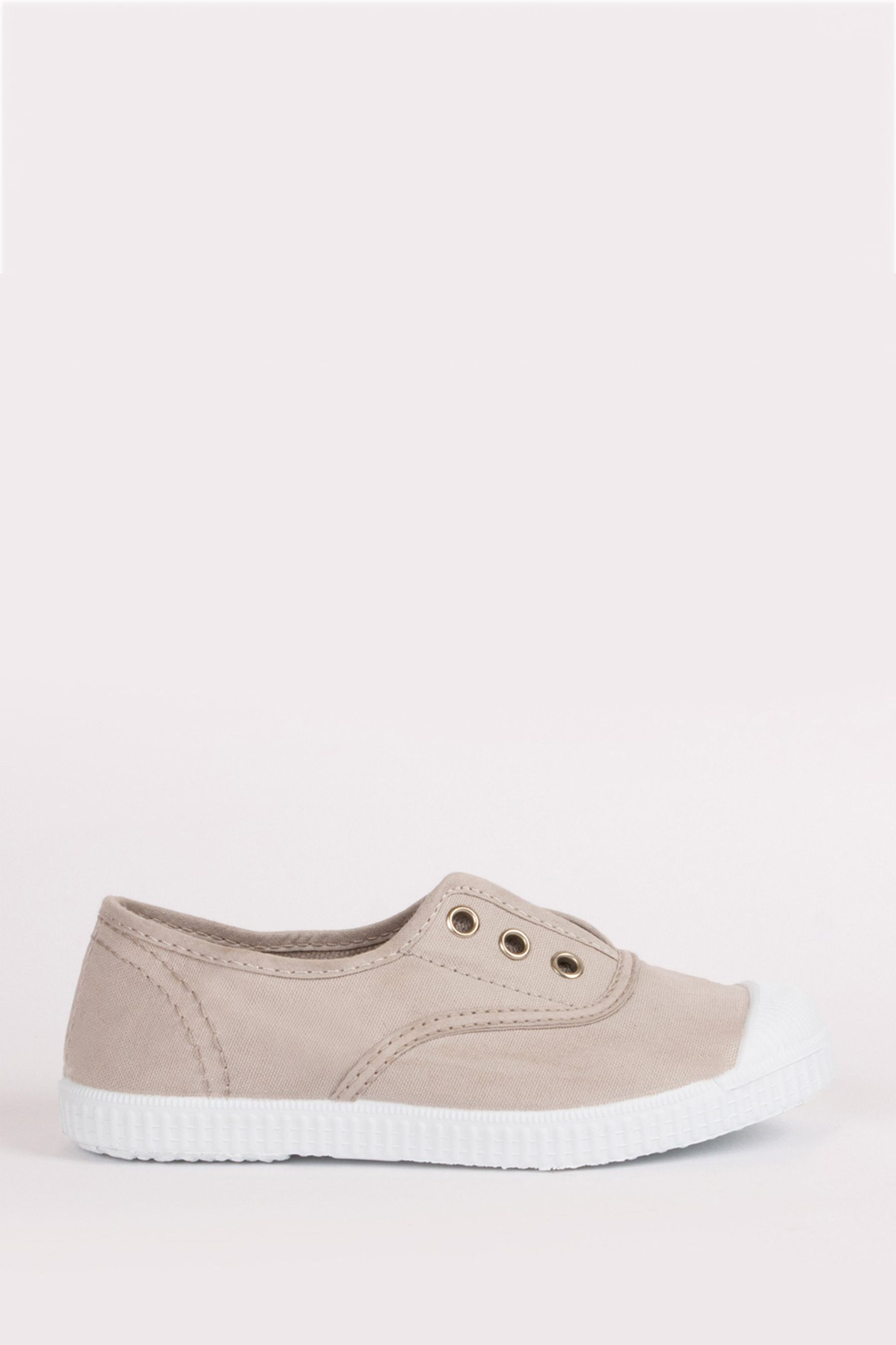 Trotters London Plum Canvas Shoes