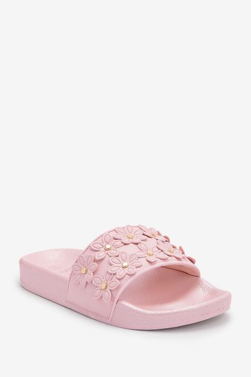 Baker by Ted Baker Pink Embossed Sliders