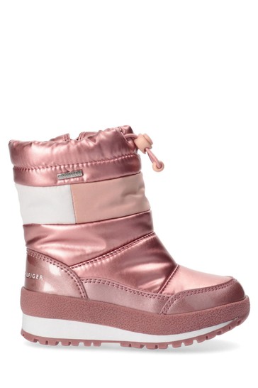 Tommy Hilfiger Pink Technical Boots