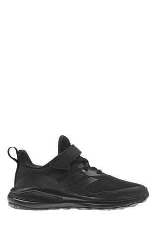 adidas Black Fortarun Youth + Junior Trainers