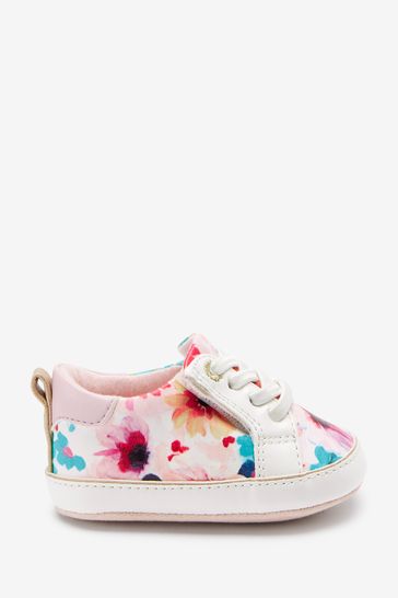 Baker by Ted Baker White Floral Trainer Padders