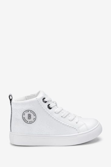 Baker by Ted Baker White High Top Trainers