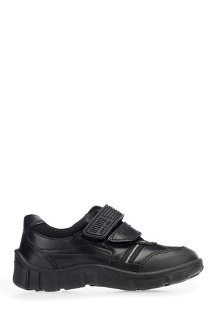 Start-Rite Luke Black Leather School Shoes Standard Fit