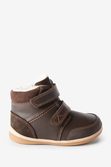 Leather First Walker Boots Wide Fit (G)