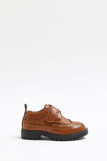 River Island Brown Chunky Brogues