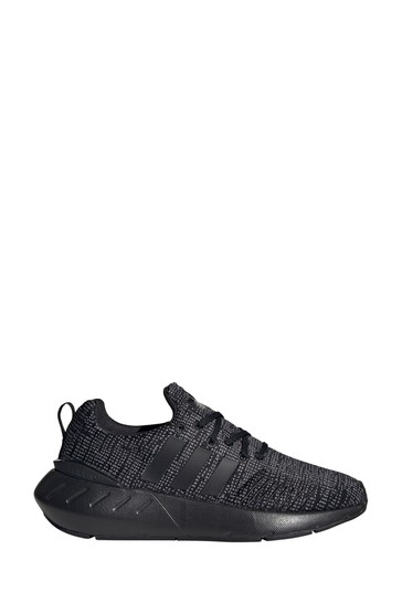 adidas Originals Black Swift Youth Lace Trainers