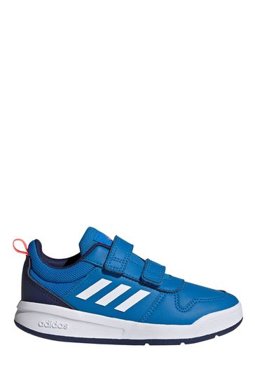 adidas Tensaur Youth & Junior Blue Strap Trainers