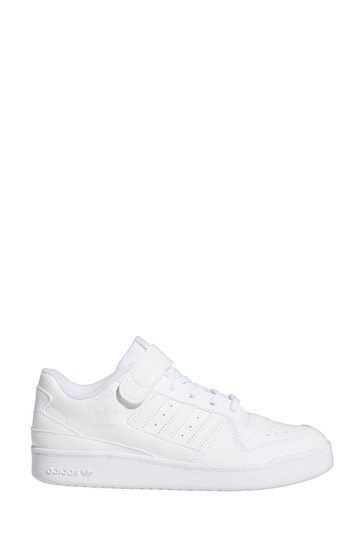 adidas Originals White Forum Junior Trainers