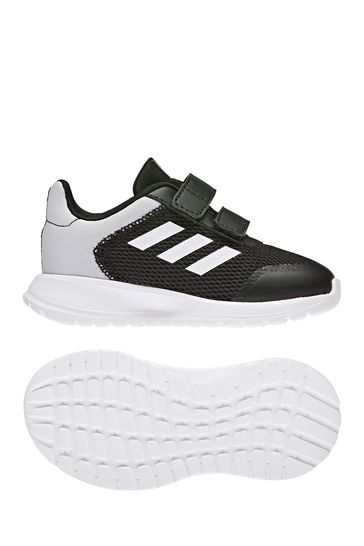 adidas Tensaur Run Infant Black Strap Trainers