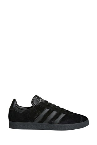 adidas Originals Black/Black Gazelle Trainers