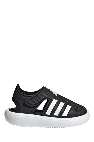 adidas Infant Black Adilette Sandals