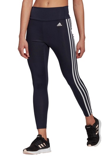 adidas 3 Stripe High Rise 7/8 Leggings