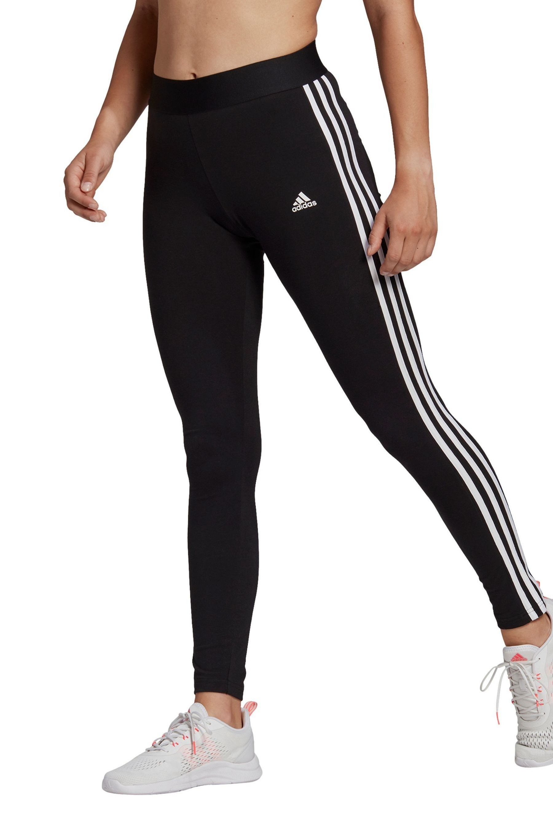 adidas Black 3 Stripe Leggings