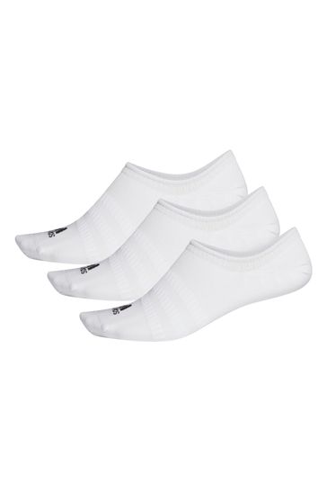 adidas Adult White Trainer Socks Three Pack