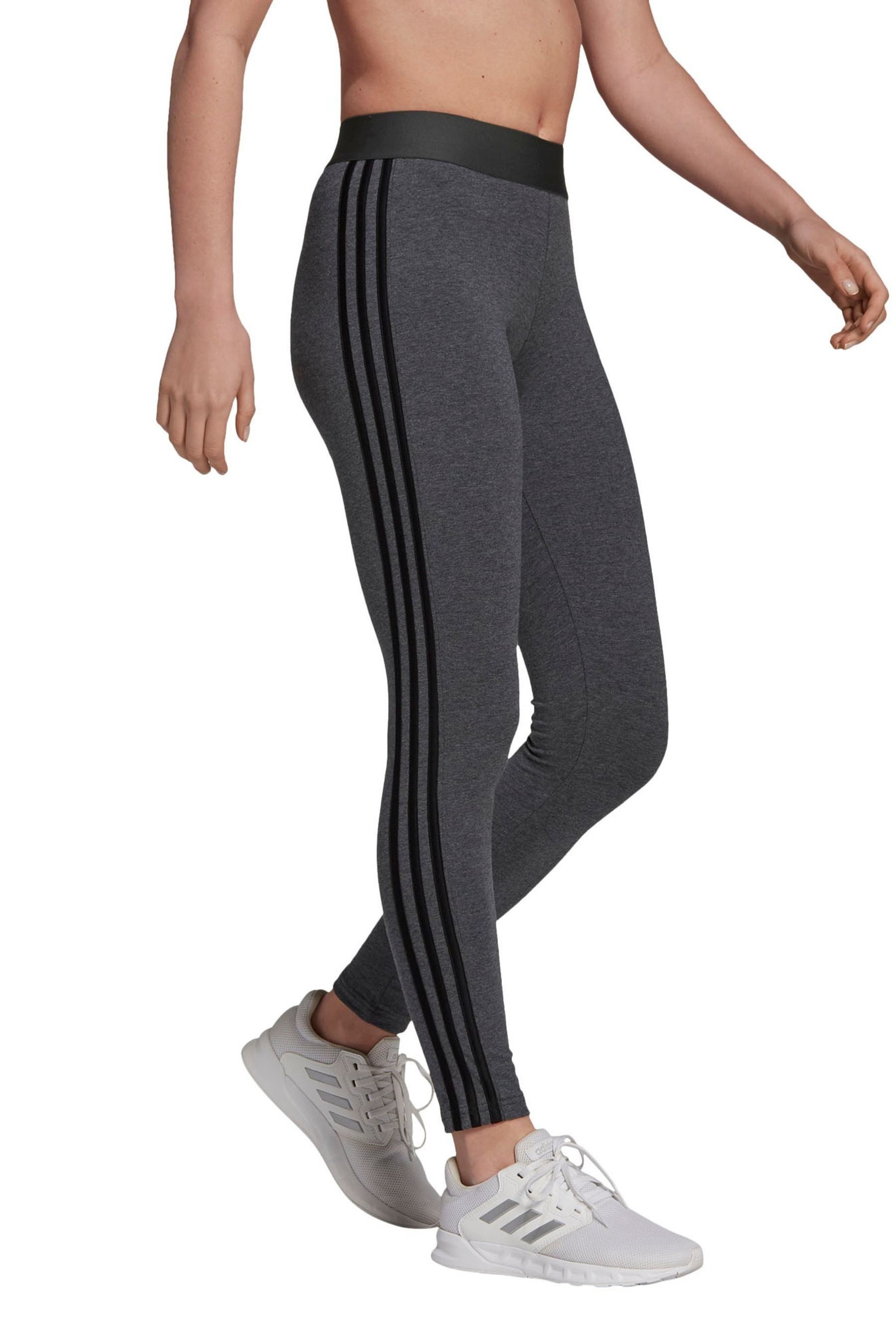 adidas Black 3 Stripe Leggings