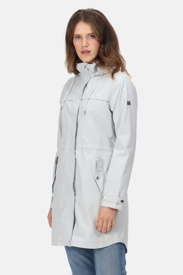 Regatta Adasha Grey Longline Waterproof Jacket