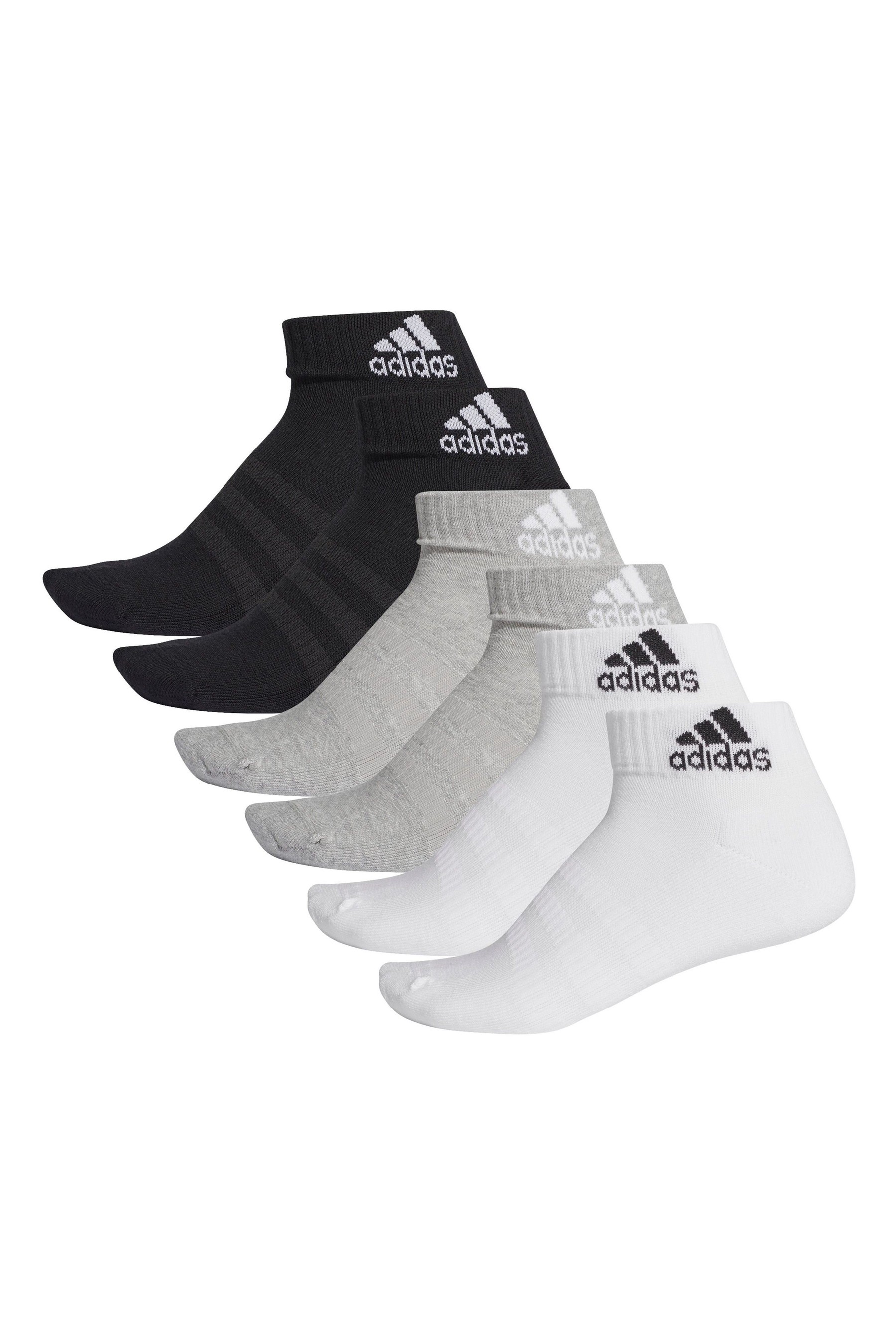 adidas Adults Cushioned Socks Six Pack