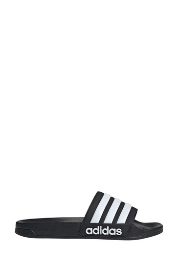 adidas Black Adilette Shower Sliders