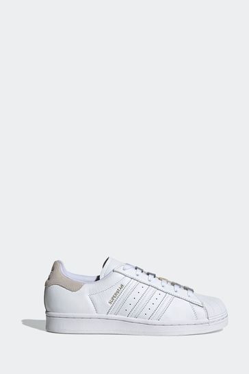 adidas Womens White Superstar Trainers