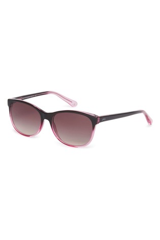 Joules Black & Pink Small Classic Graduated Bi-Colour Sunglasses