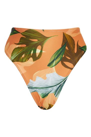 Figleaves Rust Curaco Tummy Control Bikini Bottoms