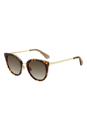 kate spade new york Jazzlyn Tortoiseshell Brown Sunglasses