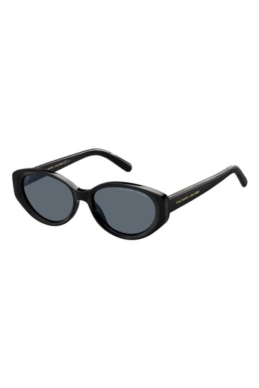 Marc Jacobs Black Oval Sunglasses