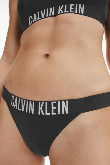 Calvin Klein Black Intense Power Brazilian Bikini Bottoms