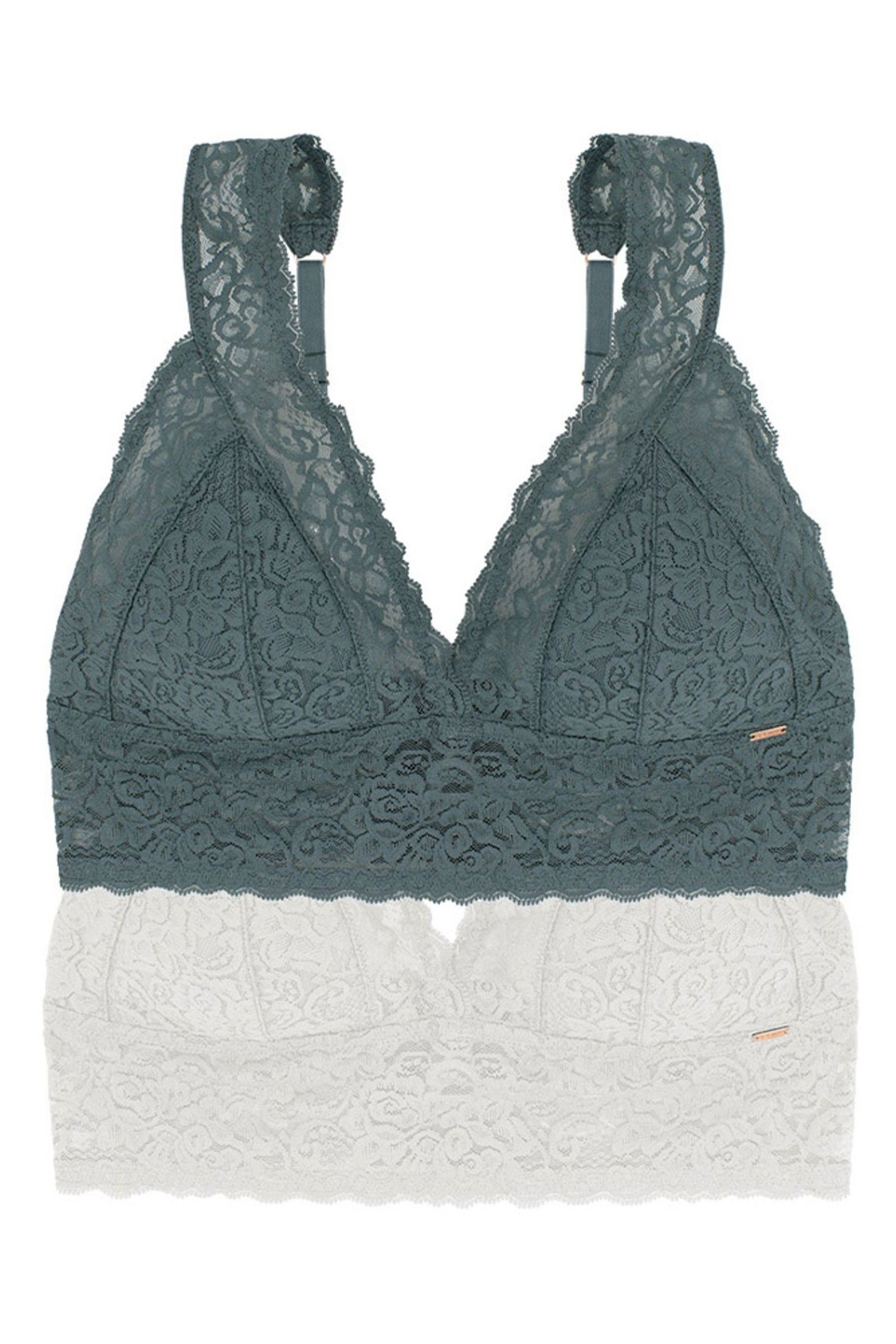 Dorina Green Ivory Lana 2 Pack Bralette