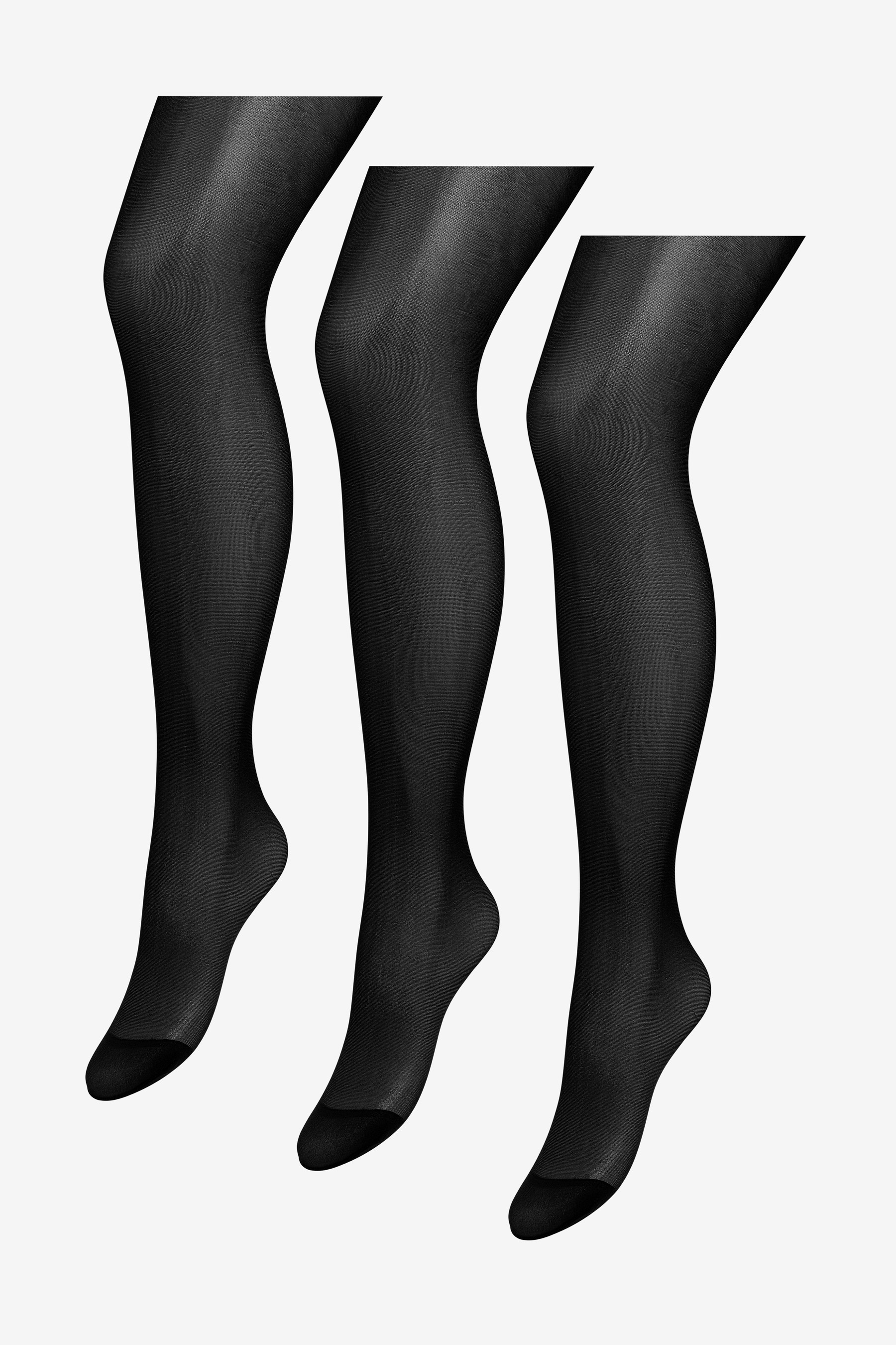 Sheer Gloss Tights Three Pack