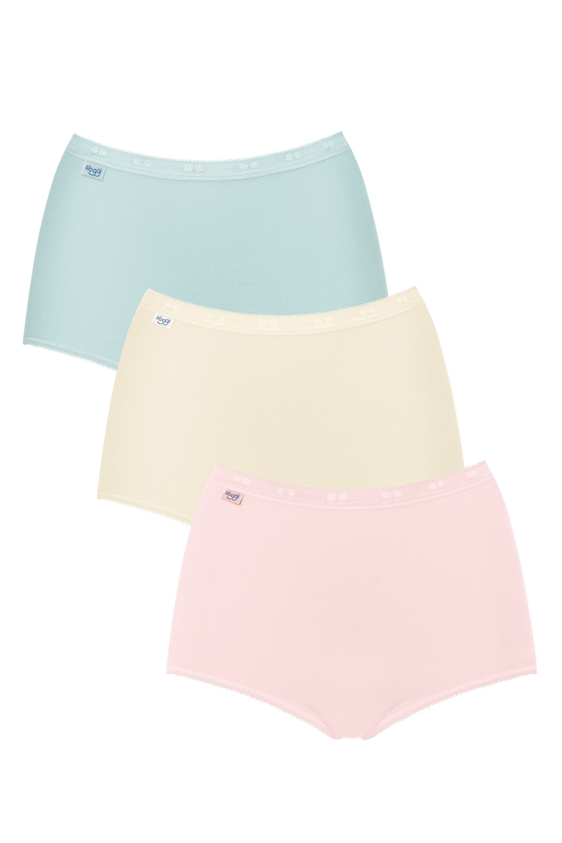 Sloggi Pink Basic Maxi Briefs Three Pack