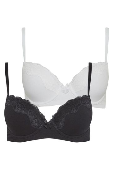 Long Tall Sally 2 Pack Cotton T-Shirt Bra