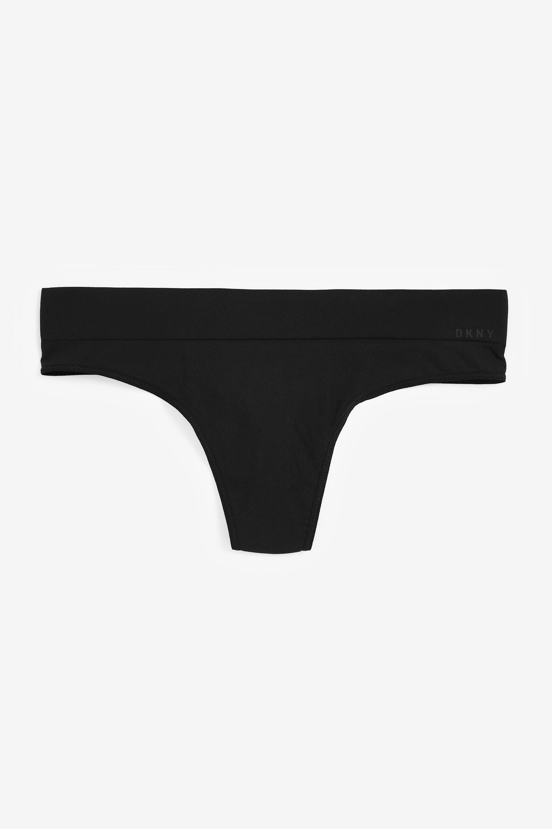 DKNY Black Seamless Litewear Thong