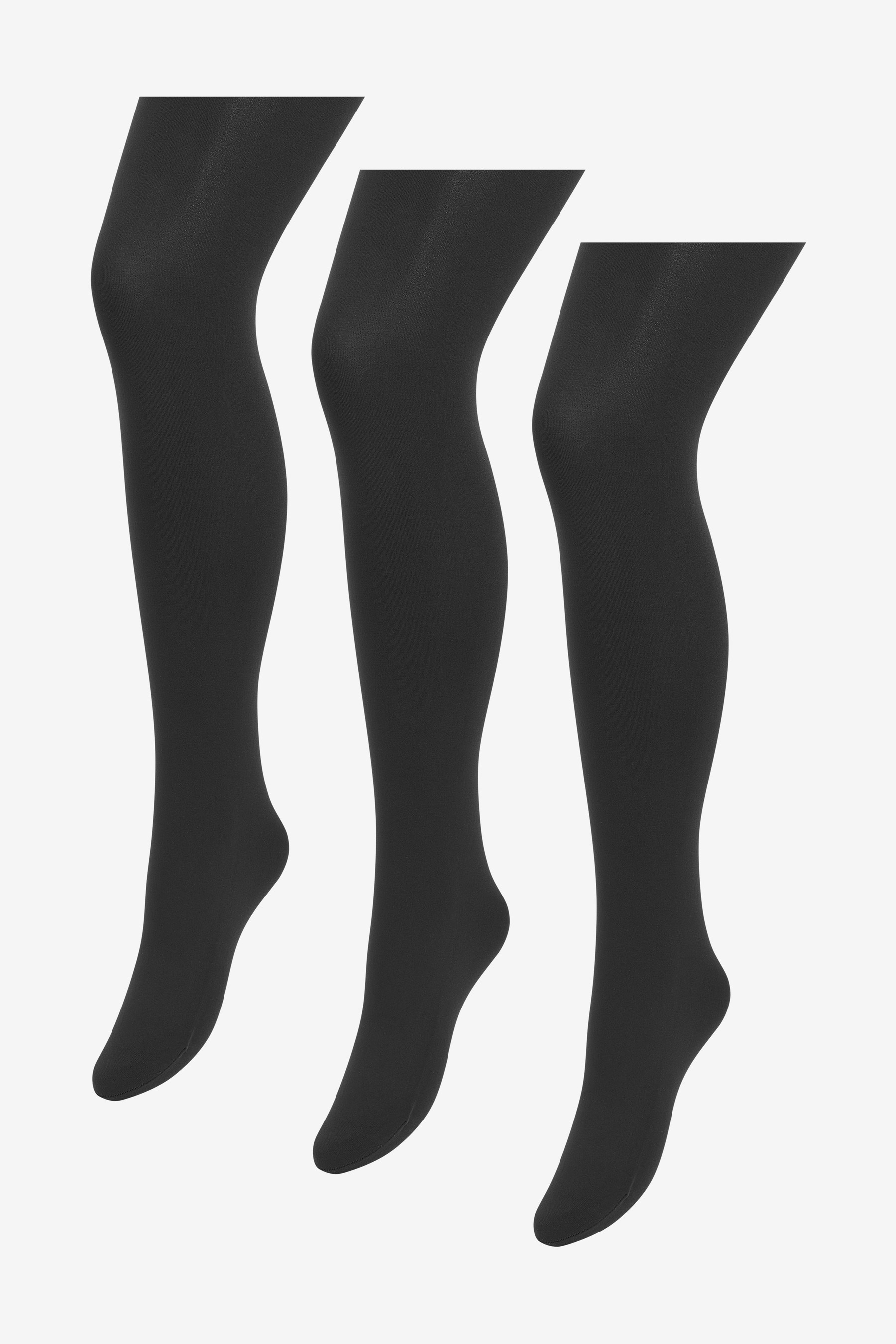 100 Denier Opaque Tights Three Pack