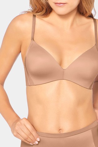 Triumph Neutral Beige Body Make-Up Soft Touch Non Wired Padded Bra