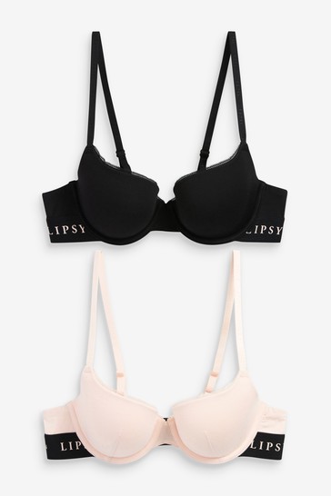 Lipsy Lightly Padded Balcony Bras 2 Pack