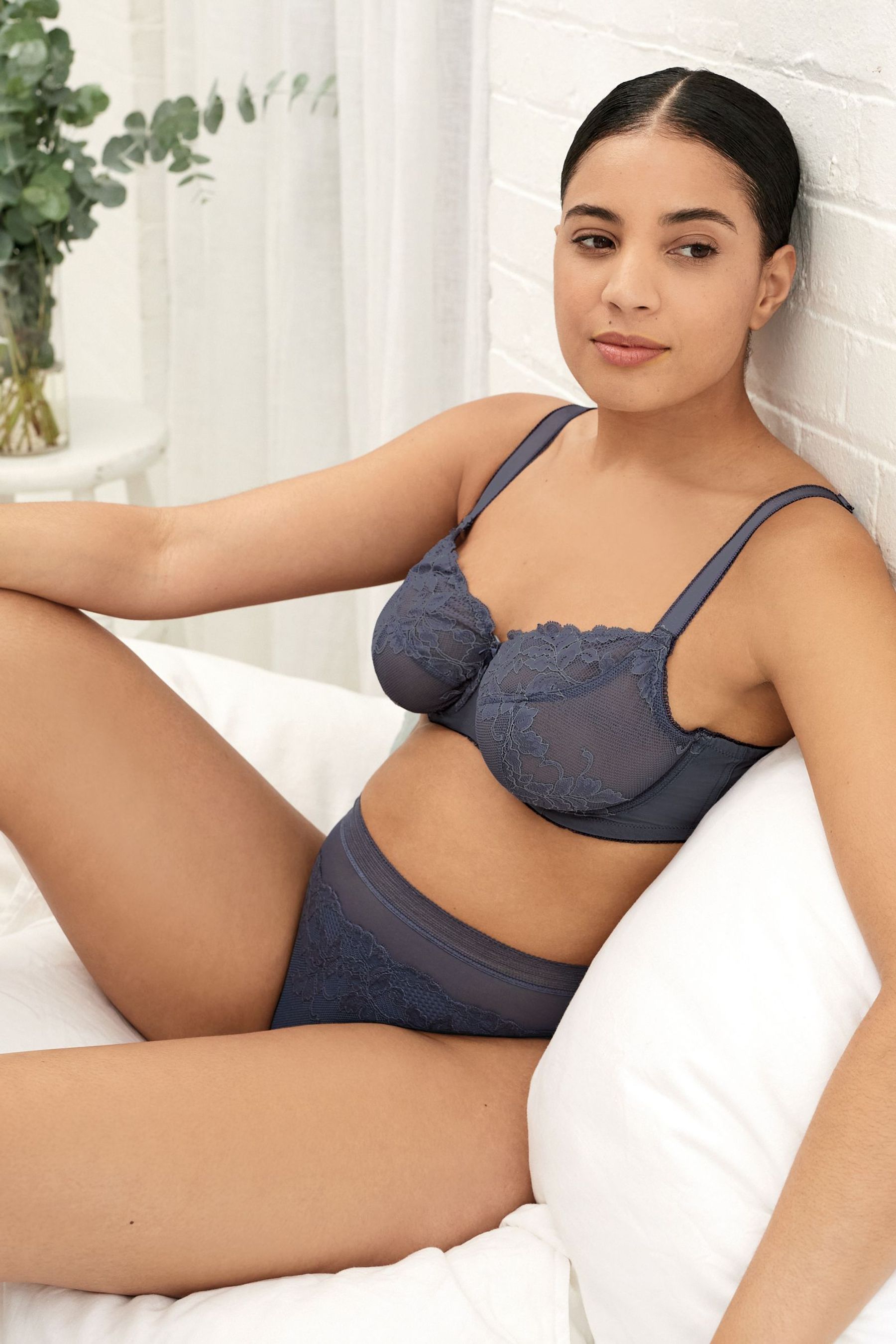 DD+ Non Pad Balcony Bras 2 Pack