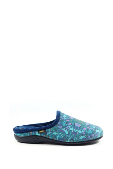 Lunar Blue Ivana Mule Slippers