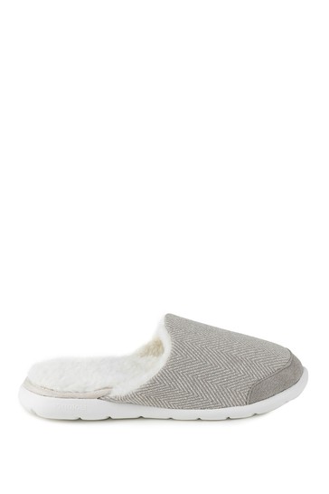 Totes Iso-Flex Herringbone Mule Slipper