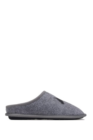 Radley London Grey Radley Plain Cosy Slippers