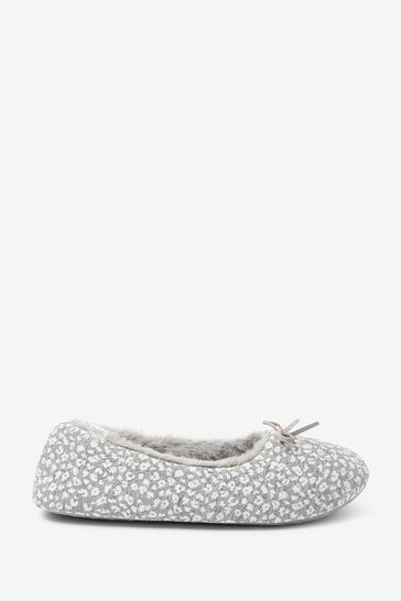 Animal Print Ballet Slippers